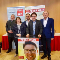Wahlkampfendspurtveranstaltung in Burglengenfeld